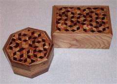 Tonbridgeware boxes by Mike Fisher